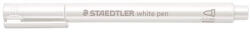 STAEDTLER Dekormarker, 1-2 mm, kúpos, STAEDTLER "8323", fehér (8323-0) - eztkapdki