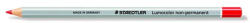 STAEDTLER Színes ceruza, hatszögletű, mindenre író, lemosható, (omnichrom) STAEDTLER "Lumocolor 108", piros (108-2) - eztkapdki