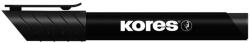 Kores Alkoholos marker, 3-5 mm, kúpos, KORES "K-Marker", fekete (20930) - eztkapdki