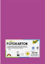  Dekorkarton, 2 oldalas, A4, 300 g, 50 lap, FOLIA, sötétrózsaszín (614/50 21) - eztkapdki