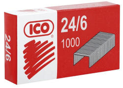 ICO Tűzőkapocs, 24/6, ICO, 1000db/doboz (7330024003) - eztkapdki