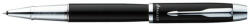 Parker Rollertoll, 0, 5 mm, ezüst színű klip, fekete tolltest, PARKER "IM Royal", fekete (7060247001) - eztkapdki