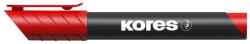 Kores Alkoholos marker, 3-5 mm, kúpos, KORES "K-Marker", piros (20937) - eztkapdki