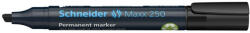 Schneider Alkoholos marker, 2-7 mm, vágott, SCHNEIDER "Maxx 250", fekete (125001) - eztkapdki