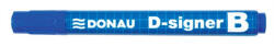DONAU Táblamarker, 2-4 mm, kúpos, DONAU "D-signer B", kék (7372001-10PL)