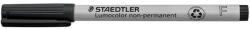STAEDTLER Alkoholmentes marker, OHP, 0, 6 mm, STAEDTLER "Lumocolor 316 F", fekete (316-9) - eztkapdki