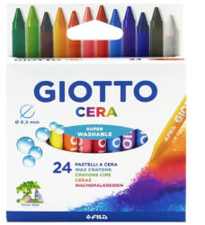 GIOTTO Zsírkréta GIOTTO Cera kerek hegyezett 24 színű (282200) - eztkapdki