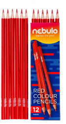 Nebulo Színes ceruza, háromszög, Nebulo piros (PC-TR-1)