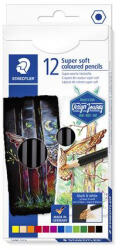 STAEDTLER Színes ceruza készlet, hatszögletű, STAEDTLER "149 C, 12 különböző szín (149C C12)