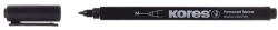 Kores Alkoholos marker, CD/DVD, 1 mm, KORES, fekete (22100) - eztkapdki