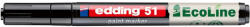 edding Lakkmarker, 1-2 mm, EDDING "51", fekete (4-51-001) - eztkapdki