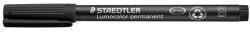 STAEDTLER Alkoholos marker, OHP, 1-2, 5 mm, STAEDTLER "Lumocolor 314 B", fekete (314-9) - eztkapdki