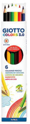 GIOTTO Színes ceruza GIOTTO Colors 3.0 hatszögletű 6db/készlet (2768 00)
