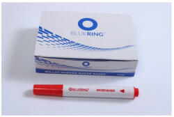 BLUERING Flipchart marker rostirón vizes kerek végű 3mm, Bluering® piros - eztkapdki