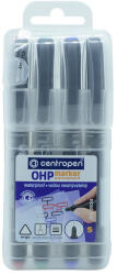 Centropen Permanent marker készlet, 0, 3mm, S OHP Centropen 2634, 4 klf. szín (A-626340401)