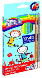 Fiorello Színes ceruza FIORELLO háromszögletű 12+2db/készlet (170-2150) - eztkapdki