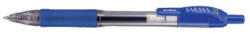 Zebra Zseléstoll ZEBRA Sarasa Retractable nyomógombos 0, 7 mm kék (46820) - eztkapdki