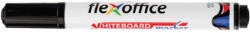 FlexOffice Táblamarker, 2, 5mm , kúpos, FLEXOFFICE "WB03", fekete, 12db/doboz (FO-WB03BLACK) - eztkapdki