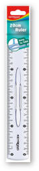 Keyroad Vonalzó 20 cm, kétoldalt skálázott, fogantyús Keyroad (KR971059-20) - eztkapdki