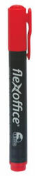 FlexOffice Alkoholos marker, 1, 5 mm, kúpos, FLEXOFFICE "PM03", piros (FO-PM03RED) - eztkapdki