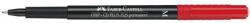 Faber-Castell Alkoholos marker FABER-CASTELL M 1 mm piros (152521) - eztkapdki