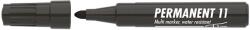 ICO Alkoholos marker, 1-3 mm, kúpos, ICO "Permanent 11", fekete (9580007007) - eztkapdki