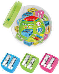 Keyroad Hegyező 1 lyukú 72 db/display Keyroad Easy-sharp vegyes színek (KR972273)
