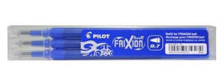 Pilot Rollertoll betét, 0, 35mm, törölhető, PILOT "Frixion Ball/Clicker", kék, 3db/cs (BLS-FR-7-L-S3)