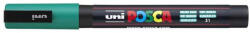 uni Dekormarker, 0, 9-1, 3 mm, UNI "Posca PC-3M", smaragdzöld (2UPC3MSMARAGD) - eztkapdki