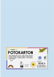  Dekorkarton, 2 oldalas, A4, 300 g, 50 lap, FOLIA, jégkék (614/50 39) - eztkapdki