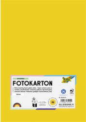  Dekorkarton, 2 oldalas, A4, 300 g, 50 lap, FOLIA, aranysárga (614/50 15)