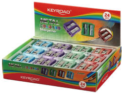 Keyroad Hegyező 2 lyukú fém 24 db/display Keyroad Metal Colourful vegyes színek (KR971868) - eztkapdki