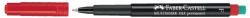 Faber-Castell Alkoholos marker FABER-CASTELL F 0, 6 mm piros (151321) - eztkapdki