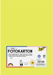  Dekorkarton, 2 oldalas, A4, 300 g, 50 lap, FOLIA, limezöld (614/50 49) - eztkapdki