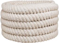 vidaXL Franghie din Jute 50 Alb 100% jute Tossa GartenMobel Dekor (42011691)
