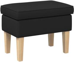 vidaXL Taburet Negru 55 x 35 x 41 cm Tesatura GartenMobel Dekor (42030002)