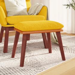 vidaXL Taburet, galben mustar, 45x29, 5x35 cm, textil si piele eco GartenMobel Dekor (341486)