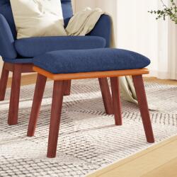 vidaXL Taburet, albastru, 45x29, 5x35 cm, material textil si piele eco GartenMobel Dekor (341483)
