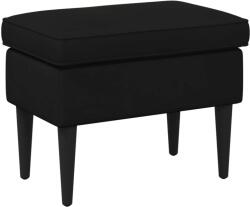 vidaXL Taburet Negru 55 x 35 x 41 cm Catifea GartenMobel Dekor (42029991)