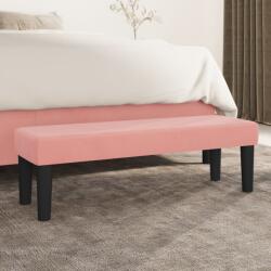 vidaXL Banca, roz, 100x30x30 cm, catifea GartenMobel Dekor (346671)