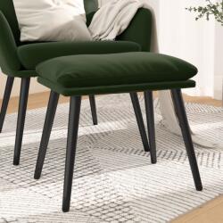vidaXL Taburet, verde închis, 45x29, 5x35 cm, catifea GartenMobel Dekor (341506)
