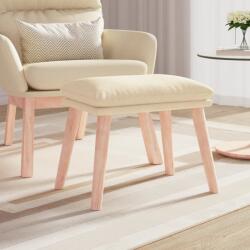 vidaXL Taburet, crem, 45x29, 5x35 cm, material textil GartenMobel Dekor (341426)