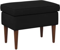 vidaXL Taburet Negru 55 x 35 x 41 cm Catifea GartenMobel Dekor (42029999)