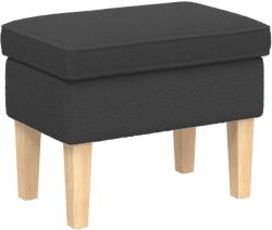 vidaXL Taburet Gri închis 55 x 35 x 41 cm Bouclé GartenMobel Dekor (42030005)