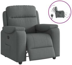 vidaXL Fotoliu rabatabil gri închis, material textil GartenMobel Dekor (3303546)
