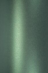 Majestic Hârtie decorativă colorată metalizată Majestic 250g Gardeners Green verde închis 72x102 R125 1 buc