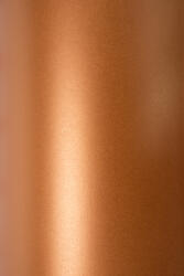 Sirio Pearl Hârtie decorativă colorată metalizată Sirio Pearl 300g Copperplate maro buc. 10A5