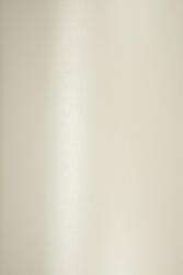 Majestic Hârtie decorativă colorată metalizată Majestic 250g Milk natural alb buc. 10A5