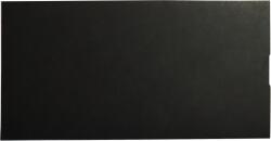 Burano Plic decorativ simplu color pentru bon DL 11.5x22.5 ETUI slip Burano Nero negru 140g