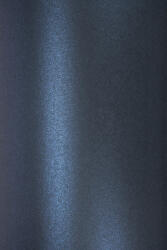 Majestic Hârtie decorativă colorată metalizată Majestic 250g Kings Blue albastru marin buc. 10A5